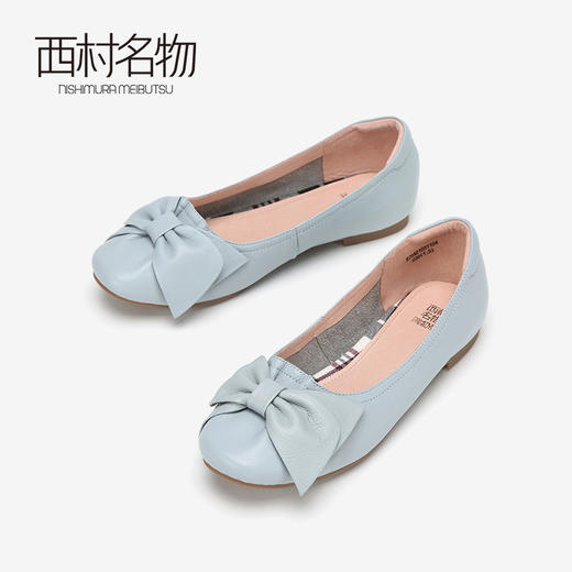 西村名物商场同款平底鞋女2019新款圆头浅口单鞋懒人鞋春季X29AE10311 商品图3