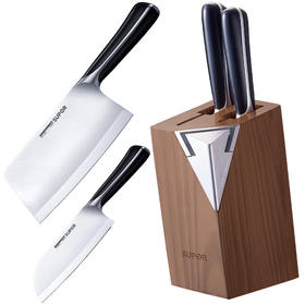 苏泊尔（507033）不锈钢家用套装刀具厨房切菜刀磨刀石多用刀尖峰TK1521Q