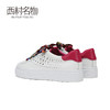 西村名物商场同款小白鞋女2019新款休闲板鞋平底单鞋女X29AM10051 商品缩略图3