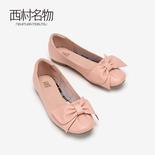 西村名物商场同款平底鞋女2019新款圆头浅口单鞋懒人鞋春季X29AE10311 商品图2