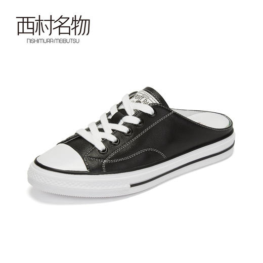 西村名物商场同款包头拖鞋平底舒适2019秋季新款一脚蹬30791 商品图1
