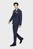 callisto海军蓝条纹西服 绵羊毛SPBWJ068NA 商品缩略图1