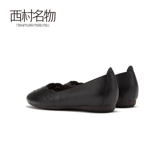 西村名物商场同款平底鞋女2019春夏季舒适休闲单鞋软皮10521 商品图3