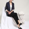 丁摩 大气简约 真丝苎麻小西服通勤外套20-34DB399240531 商品缩略图3