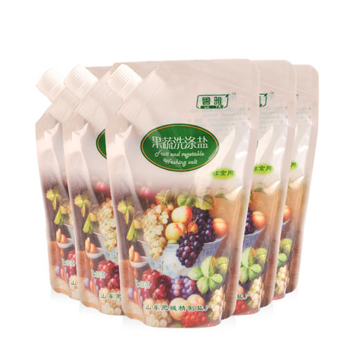 果蔬洗涤盐 果蔬专用 去除农药残留 绿色环保 400g*5袋装 商品图4