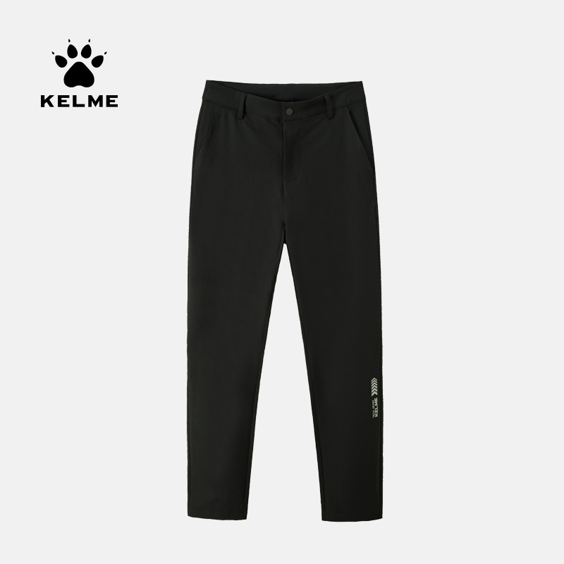 卡尔美运动裤男士春秋季速干直筒宽松薄款休闲梭织长裤