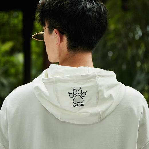 卡尔美熊猫杯系列卫衣男女同款新款连帽潮流休闲运动服 商品图4