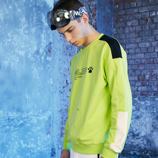 KELME卡尔美秋冬时尚休闲外套男运动插边套头衫宽松韩版学生卫衣 商品图2