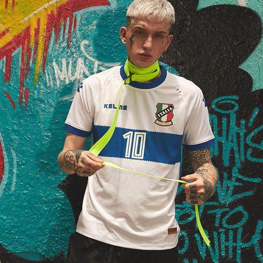 kelme卡尔美 传奇杯意大利客场短袖足球服定制训练服男女球衣 商品图4