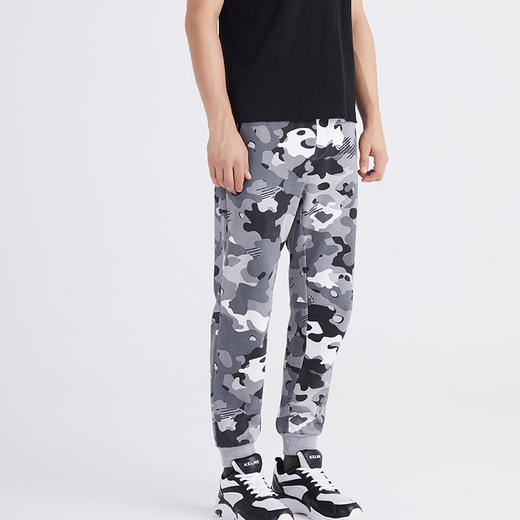 卡尔美男士新款运动时尚系列秋冬季迷彩休闲针织运动裤 商品图2