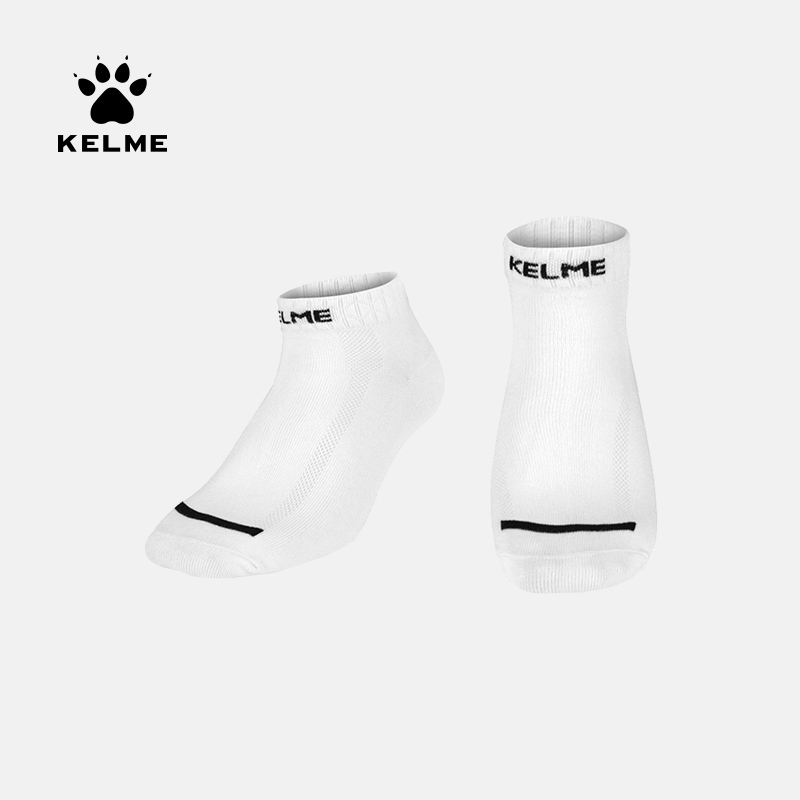 卡尔美运动休闲短袜春夏季薄款低帮男女跑步船袜防滑透气