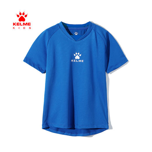 kelme（kids）男童短袖T恤新款男孩夏装半袖足球衫体恤上衣潮 商品图1