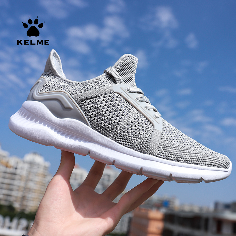 卡尔美男士夏季网面透气运动跑步鞋