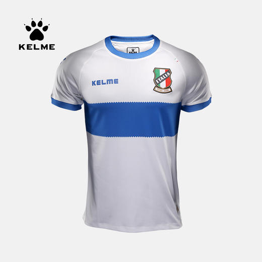 kelme卡尔美 传奇杯意大利客场短袖足球服定制训练服男女球衣 商品图0