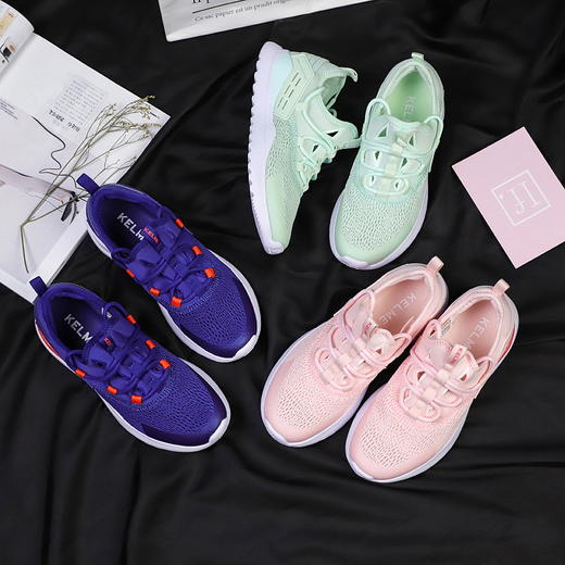 KELME/卡尔美运动鞋女 ins百搭休闲春夏季透气跑步鞋学生轻便平底 商品图4