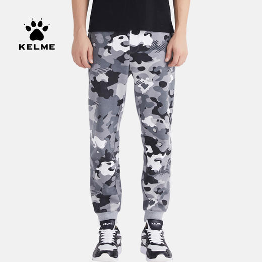 卡尔美男士新款运动时尚系列秋冬季迷彩休闲针织运动裤 商品图0