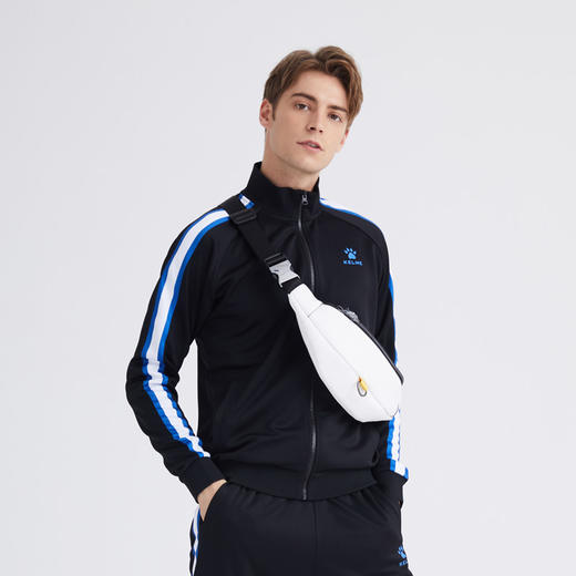 KELME卡尔美秋冬新款男运动外套休闲生活拉链卫衣学生插条上装潮 商品图2