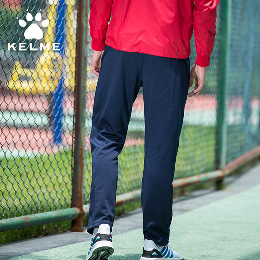 卡尔美运动裤男长裤正品休闲裤针织卫裤男直筒拉链运动裤 商品图3