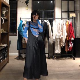 Oude Waag 宽肩带连衣裙 OW-20SS-DS02BL99