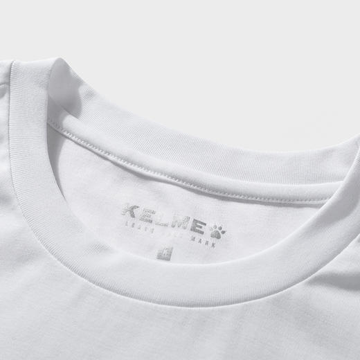 KELME 卡尔美 夏装韩版时尚ins宽松t恤字母纯棉短袖休闲上衣女潮 商品图3