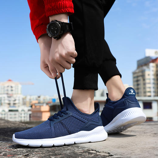 卡尔美男士夏季网面透气运动跑步鞋 商品图3