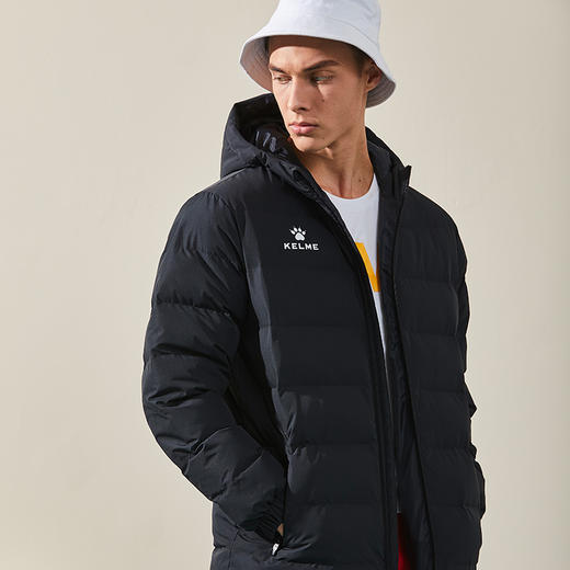 kelme卡尔美儿童棉服男女中长款冬季足球训练棉衣运动棉袄加厚外套 商品图2