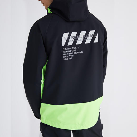 卡尔美新款秋冬男士梭织连帽外套时尚运动宽松上衣 商品图1