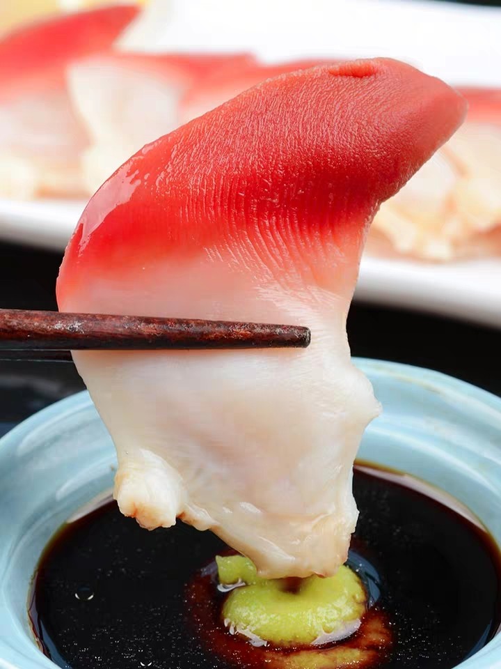 加拿大进口北极贝【刺身级】一盒，切好配好配料