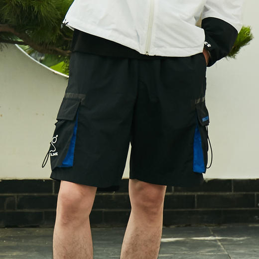 卡尔美KELME短裤男女熊猫杯系列夏季宽松运动休闲五分裤 商品图2