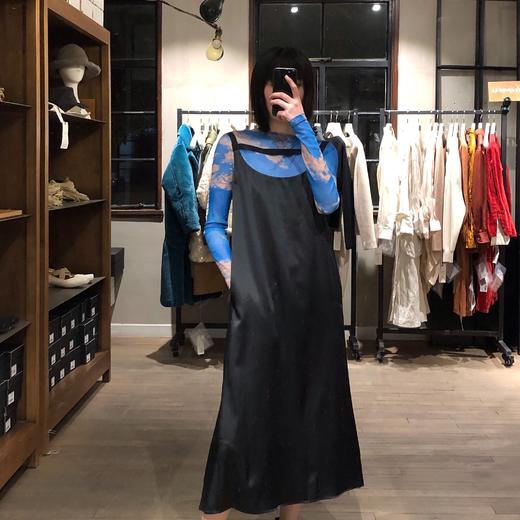 Oude Waag 宽肩带连衣裙 OW-20SS-DS02BL99 商品图1