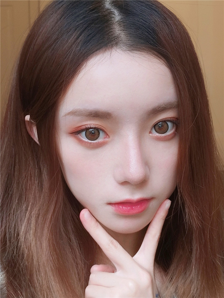 ginomii半年抛隐形眼镜 东京柑橘 一副/2片 - cmyokicon草莓美瞳殿