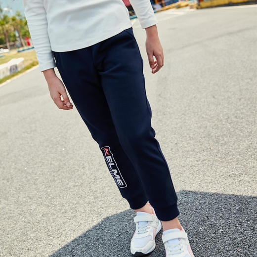 kelme（kids）女童春季新款宽松休闲长裤小童运动舒适裤子
 商品图2