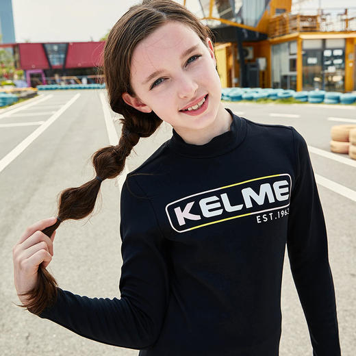 kelme（kids）女童春秋装长袖T恤儿童打底衫上薄款
 商品图1
