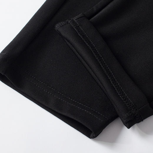 kelme 卡尔美 秋冬新款纯色百搭休闲直筒黑色长裤棉裤运动卫裤女 商品图1