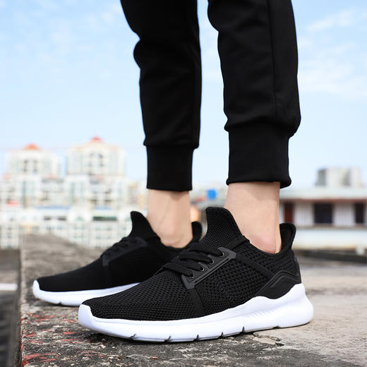 卡尔美男士夏季网面透气运动跑步鞋 商品图2