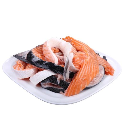 挪威三文鱼边角料，真空包2斤装，促销宠物狗猫粮食 商品图0