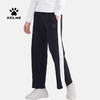 kelme 卡尔美秋冬时尚复古拼接侧条纹阔腿直筒裤宽松长裤校裤 商品缩略图0