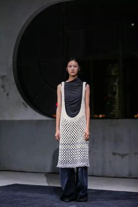 Swaying 钩针背心连衣裙 SW201LS33