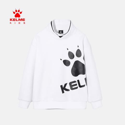 kelme（kids）童装新款男童前胸印花圆领卫衣潮童套头上衣
 商品图1