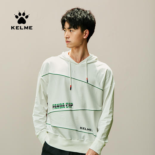 卡尔美熊猫杯系列卫衣男女同款新款连帽潮流休闲运动服 商品图0