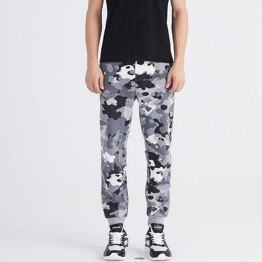 卡尔美男士新款运动时尚系列秋冬季迷彩休闲针织运动裤 商品图3
