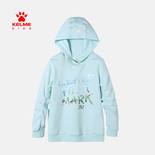 kelme（kids）男童卫衣春季新款潮长袖连帽上衣洋气儿童帽衫 商品图4