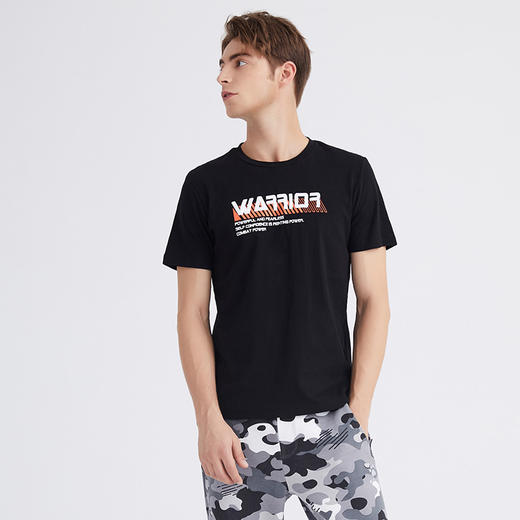 KELME卡尔美男士夏季纯棉短袖印花T恤 商品图2