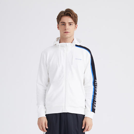 卡尔美春秋男士休闲卫衣运动连帽套头外套插色时尚上衣外套 商品图1