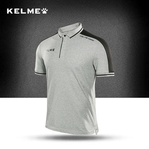 卡尔美 男装运动Polo衫商务休闲保罗短袖夏季翻领T恤团体服 商品图3
