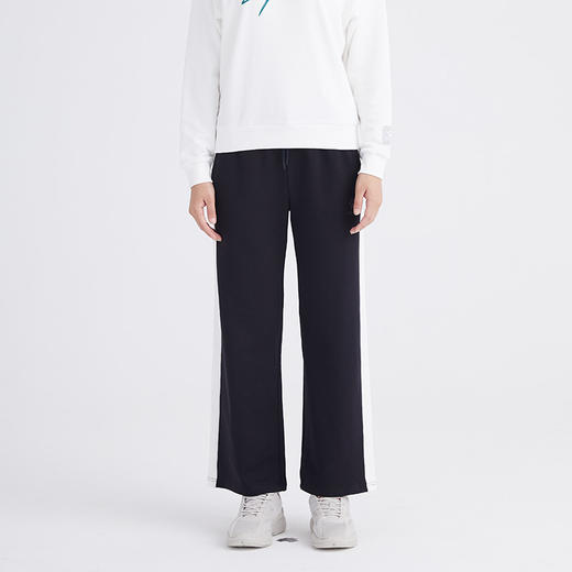 kelme 卡尔美秋冬时尚复古拼接侧条纹阔腿直筒裤宽松长裤校裤 商品图1
