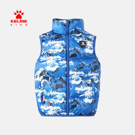 kelme（kids）儿童羽绒马甲男女童秋冬季新款白鸭绒羽绒背心,