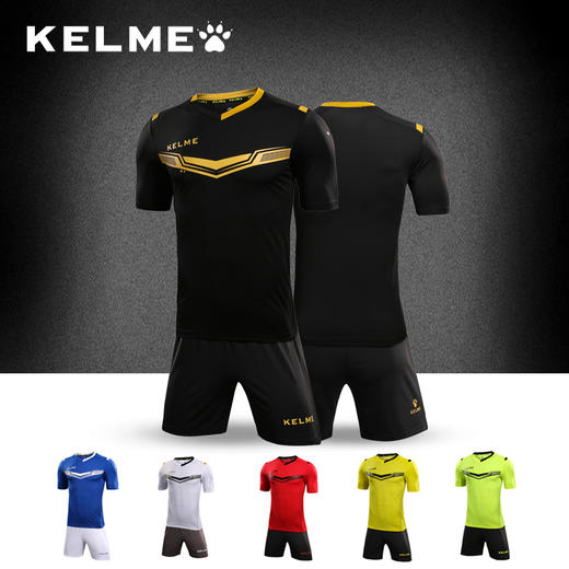 卡尔美 足球服套装男成人短袖 组队球衣正品比赛服定制队服 商品图1