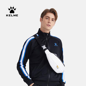 KELME卡尔美秋冬新款男运动外套休闲生活拉链卫衣学生插条上装潮