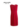 皮尔卡丹女春季新款红色无袖圆领连衣裙时尚一步裙P01DS07T0 商品缩略图4